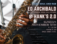 Ed Archibald & The Urban Soul All Stars at Hanks 2.0