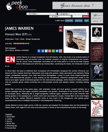 http://www.peek-a-boo-magazine.be/en/reviews/james-warren-honest-man-ep/

