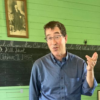 In the one-room school house at the National Storytelling Conference