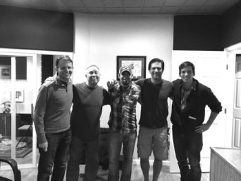 With all the guys at Magenta Records in Nashville
