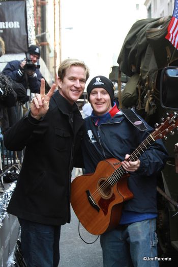 Veterans Day Parade in NYC w/ WWP 2011 w/ Actor Matthew Modine
