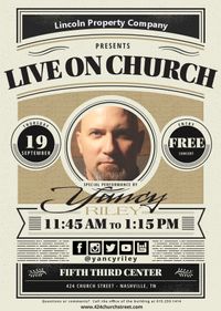 YANCY RILEY - Live on Church