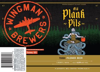The label from our collaboration with Wingman Brewers
