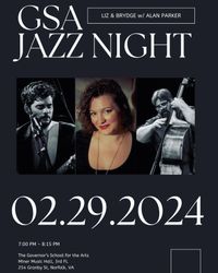 Justin Kauflin's GSA Jazz Series ft Liz Terrell, Chris Brydge and Alan Parker