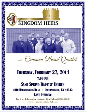 Kingdom Heirs / Sand Spring Baptist 2014-Feb
