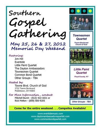 Southern Gospel Gathering / Towne Blvd COG 2012-May
