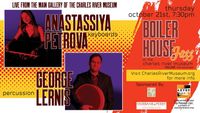 Boiler House Jazz Concert ONLINE: Anastassiya Petrova (keyboards) & George Lernis (percussion)
