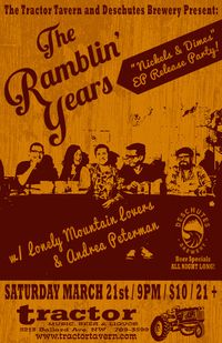 The Ramblin' Years Release Party w/ Lonely Mountain Lovers & Andrea Peterman!