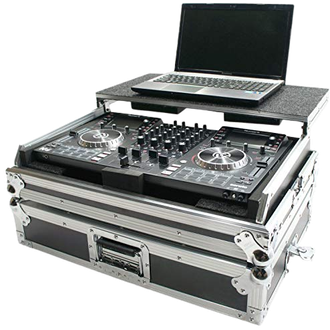 Harmony DJ HCNVLT Flight Glide Laptop Stand Road DJ Custom Case Compatible with Numark NV
