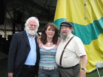 Pictured with John Sheahan & Barney Mc Kenna in Norway
