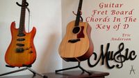 Guitar Fret Board Chords in the Key of D
