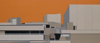 National Theatre, South Bank. Acrylic on board. 122cm x 54cm. 2019. SOLD
