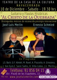 "Al Cristo de la Quebrada". Guitarra y Flautas Históricas. José Luis Merlin y Ernesto Schmied.