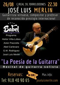 José Luis Merlin (guitarra solista), "La Poesía de la Guitarra" 