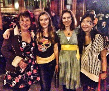 Gringa Quartet at Revolution Cafe, Dia de Muertos 2014 - Zori Marinova, Maya Finlay, Kate Pittard & Caroline Chung
