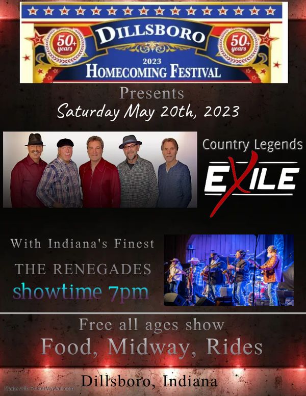 Coming to the Dillsboro Homecoming 2023