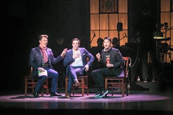 Brian Charles Rooney, Jason Michael Snow, & Telly Leung during "Broadway Backwards"
