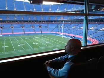 Before a big show at Mile High
