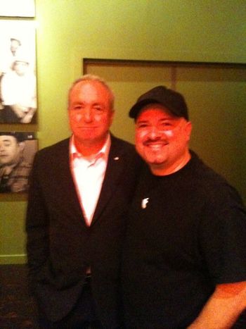 With Lorne Michaels
