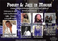 PHENOM Host Poetry & Jazz In Motion