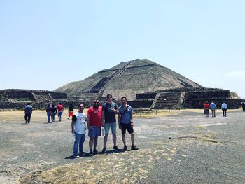 Exploring the ancient Aztec pyramids of Teotihucan, Mexico - 2019
