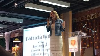 Patricia Bahia at Heart and Soul Center, Oakland, CA April 2015
