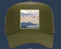 Olive Green Maggie Baugh Patch Hat