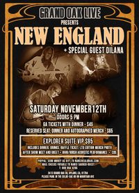 New England @ Grand Oak Live, CA
