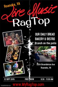RagTop at Our Daily Bread Bakery & Bistro Brunch Music Series