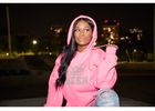 Classic Queen Hoodie -PINK & Silver 