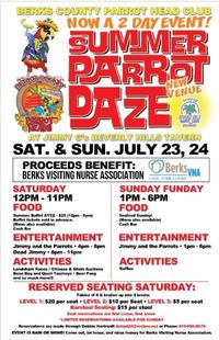 Berks County Parrot  Head Club's Summer Parrot Daze