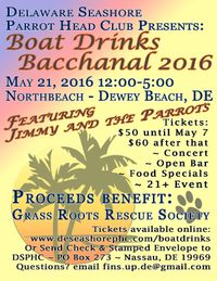 Delaware Seashore PHC's Boat Drinks Bacchanal* - SOLD OUT! 