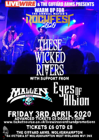 Mallen supporting These Wicked Rivers