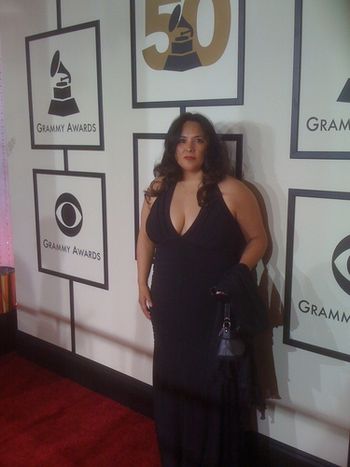 Walking the Red Carpet at the 50th Annual Grammy Awards
