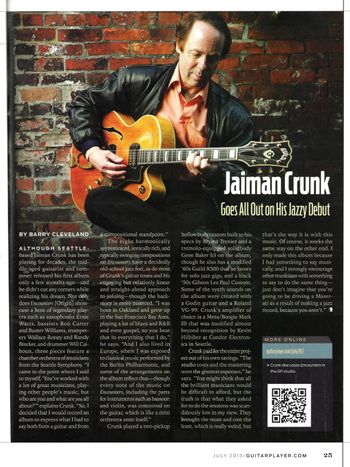 Guitar Player Magazine - July 2013
