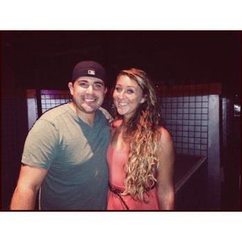 Josh Gracin and Hailey at post show get together
