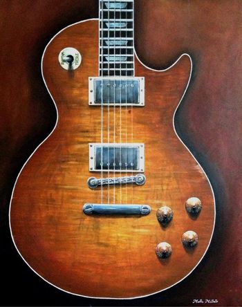 1959 Gibson Les Paul in Oils 50 x 40
