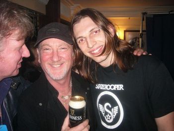 Roger Glover from Deep Purple bought us a beer! Lovely chap
