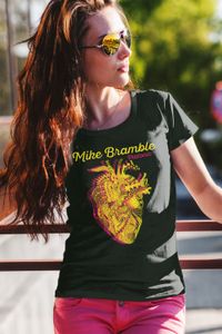 "Platonic Heart" T-shirt - Woman - Black