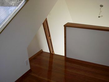 Cherry Floor to twisted ladder
