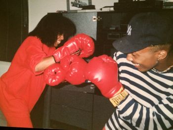 boxing with Dallas
