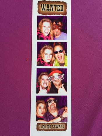 Photo booth from corporate event.
