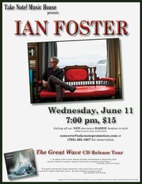 Ian Foster "The Great Wave" CD Release Tour