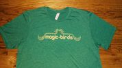 Two-Headed Bird Logo Green T-Shirt