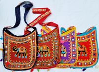 Elephant Patchwork Bag With Mirrors