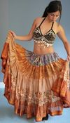 Vintage Sari Fabric Panel Skirt