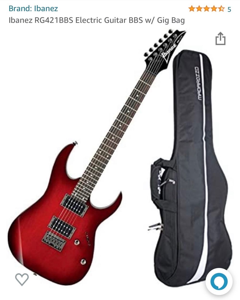Ibanez Electric Guitar donated by the band “Krisis”