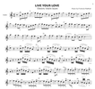 Live Your Love - Violin Sheet Music