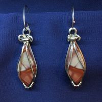 Wrapped Earrings:  Various stones