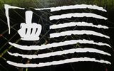 NUMBER TWO FLAG VINYL DECAL